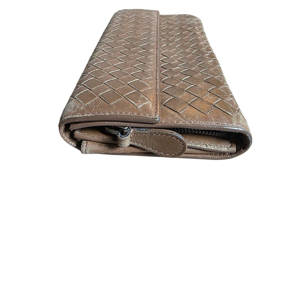 Bottega Veneta Intrecciato Woven Leather Long Wallet EUC - Picture 4 of 13